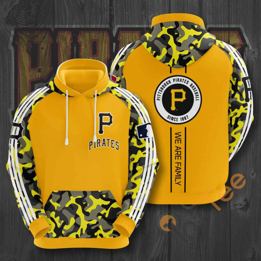 Sports Baseball Mlb Pittsburgh Pirates Usa Hoodie 3D