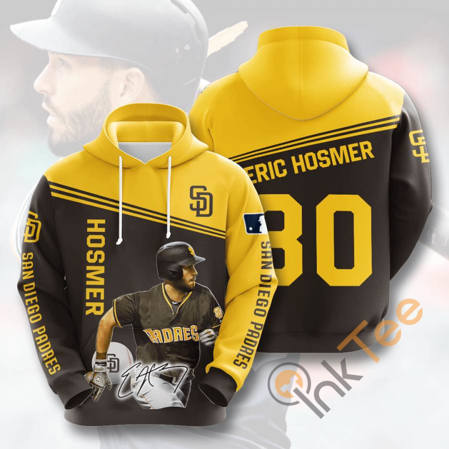Sports Baseball Mlb San Diego Padres Eric Hosmer Usa Hoodie 3D 2 Sports Baseball Mlb San Diego Padres Eric Hosmer Usa Hoodie 3D