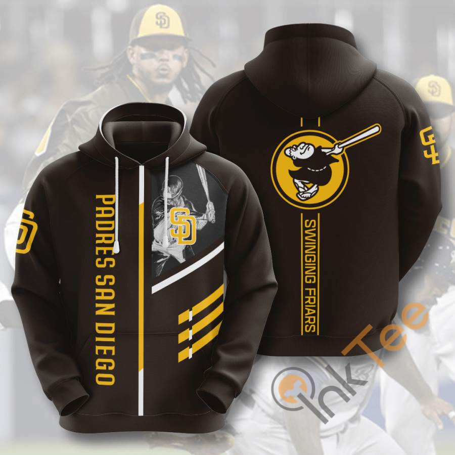 Sports Baseball Mlb San Diego Padres Usa Hoodie 3D