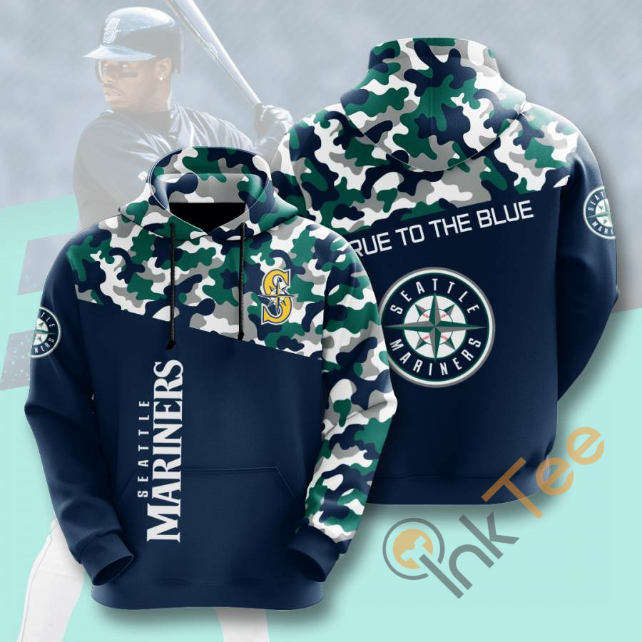 Sports Baseball Mlb Seattle Mariners Usa Hoodie 3D