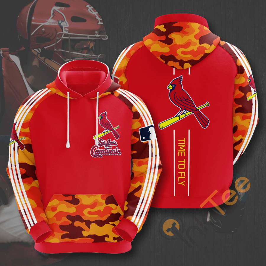 Sports Baseball Mlb St. Louis Cardinals Usa Hoodie 3D