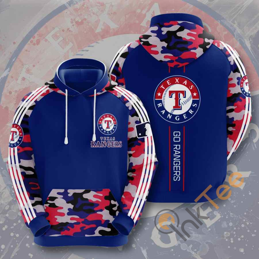 Sports Baseball Mlb Texas Rangers Usa Hoodie 3D