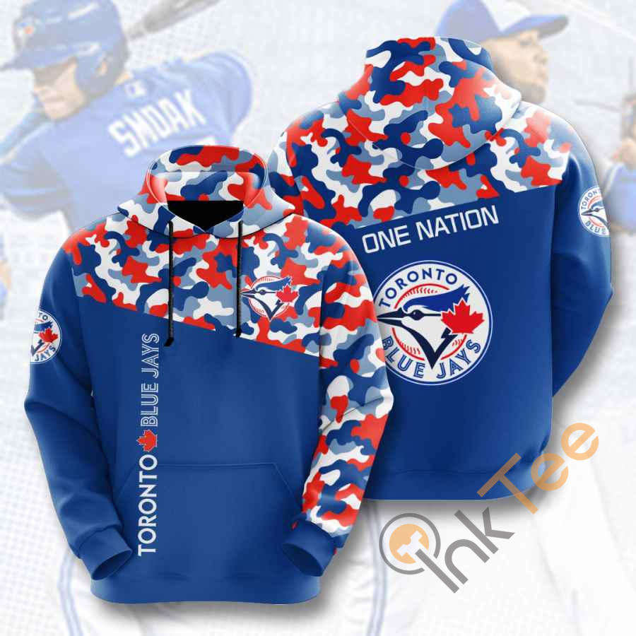Sports Baseball Mlb Toronto Blue Jays Usa Hoodie 3D