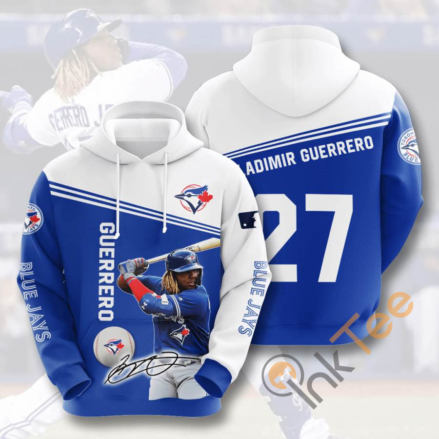 Sports Baseball Mlb Toronto Blue Jays Vladimir Guerrero Jr. Usa Hoodie 3D