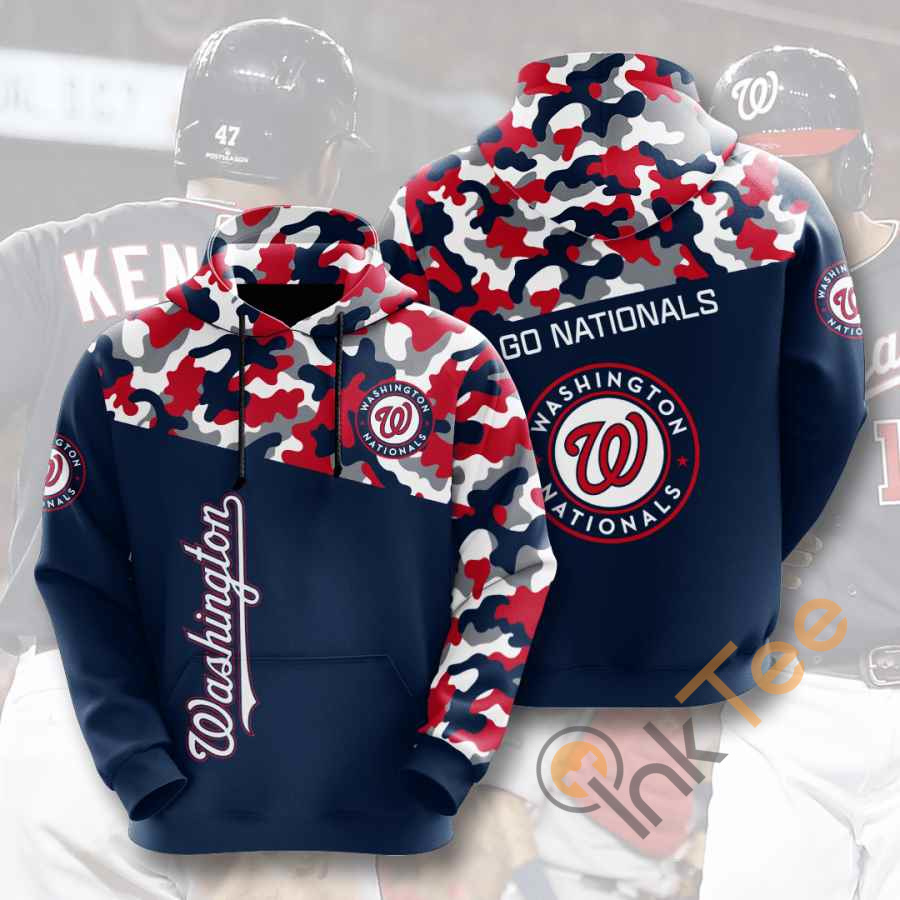 Sports Baseball Mlb Washington Nationals Usa Hoodie 3D