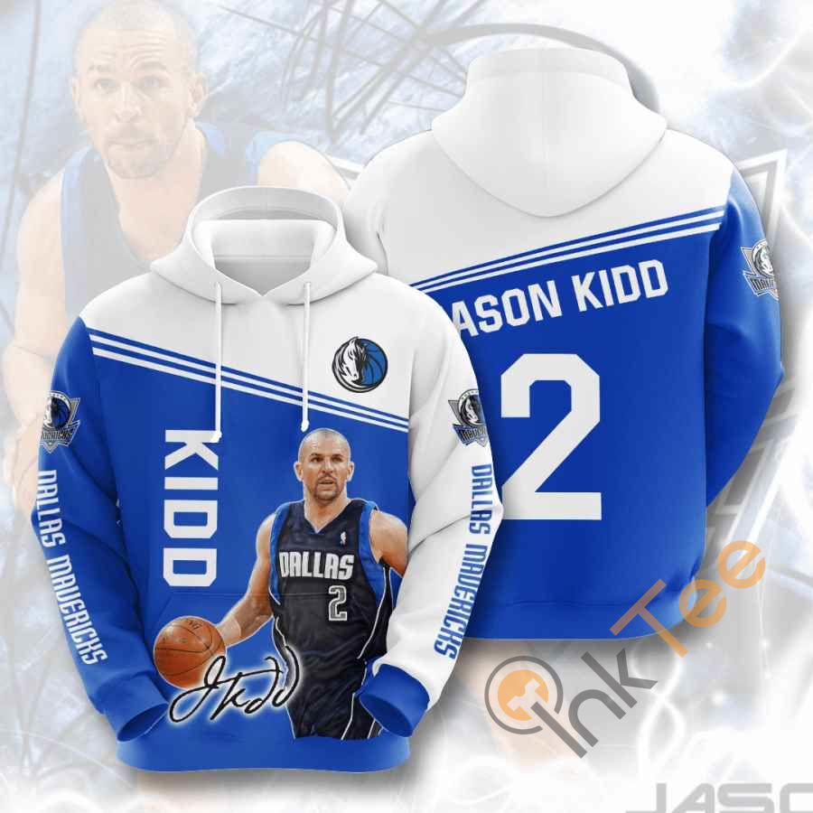 Sports Basketball Nba Dallas Mavericks Jason Kidd Usa Hoodie 3D 2 Sports Basketball Nba Dallas Mavericks Jason Kidd Usa Hoodie 3D
