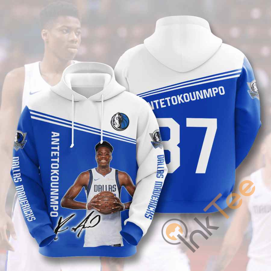 Sports Basketball Nba Dallas Mavericks Kostas Antetokounmpo Usa Hoodie 3D