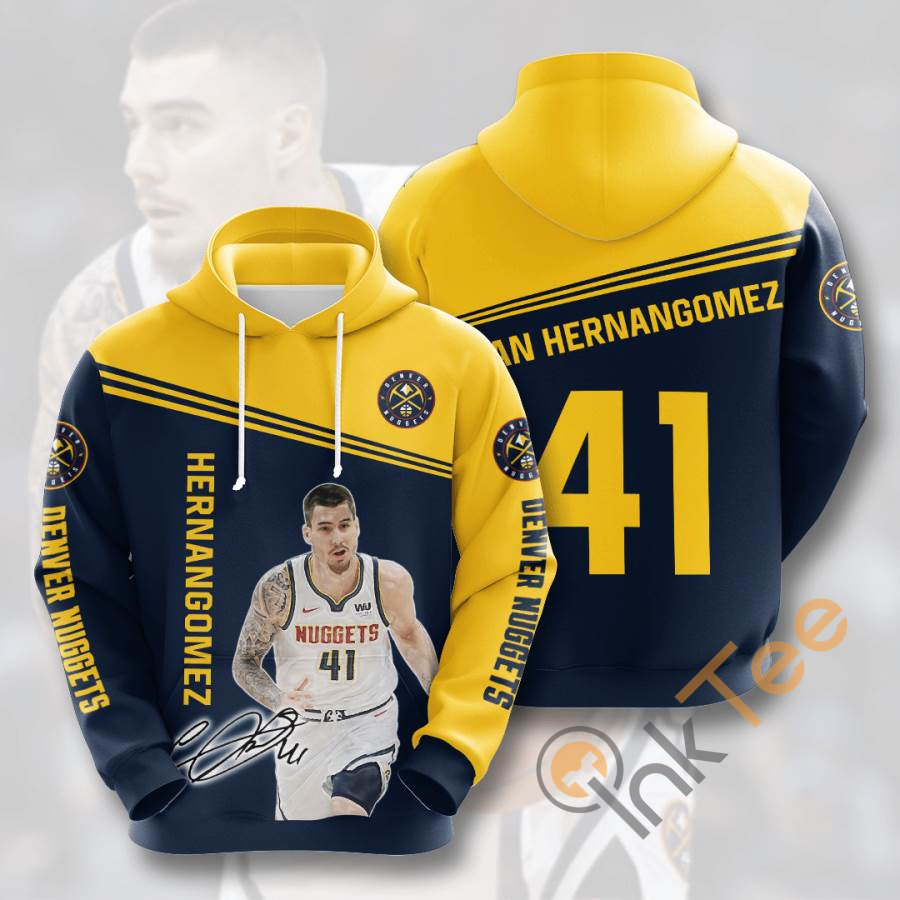 Sports Basketball Nba Denver Nuggets Juancho Hernangomez Usa Hoodie 3D 1 Sports Basketball Nba Denver Nuggets Juancho Hernangomez Usa Hoodie 3D