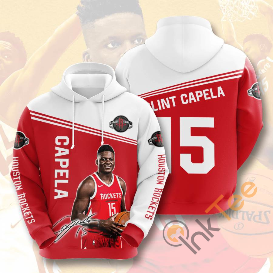 Sports Basketball Nba Houston Rockets Clint Capela Usa Hoodie 3D