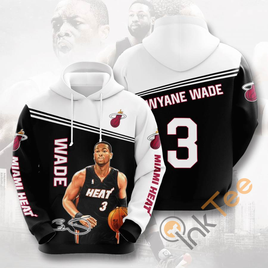 Sports Basketball Nba Miami Heat Usa Hoodie 3D