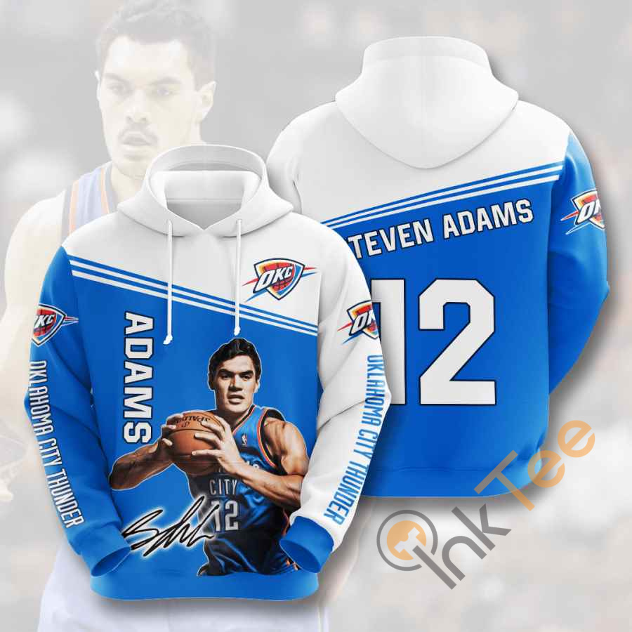 Sports Basketball Nba Oklahoma City Thunder Steven Adams Usa Hoodie 3D