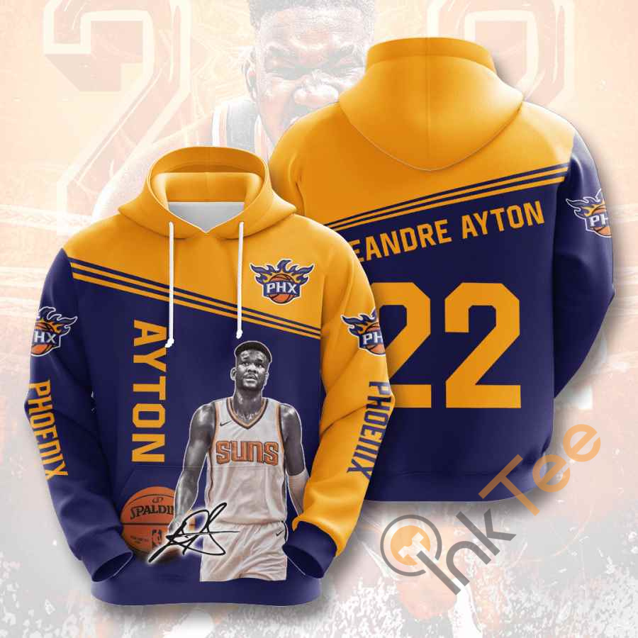 Sports Basketball Nba Phoenix Suns Deandre Ayton Usa Hoodie 3D 10 Sports Basketball Nba Phoenix Suns Deandre Ayton Usa Hoodie 3D