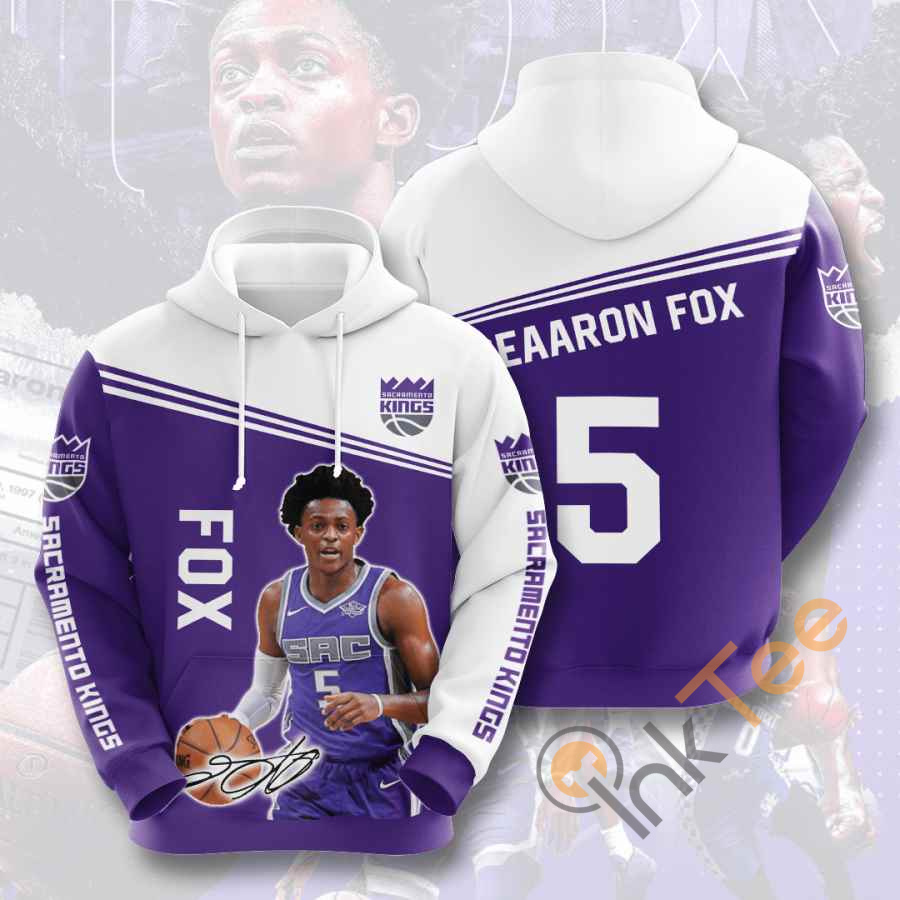 Sports Basketball Nba Sacramento Kings De'aaron Fox Usa Hoodie 3D 8 Sports Basketball Nba Sacramento Kings De’aaron Fox Usa Hoodie 3D