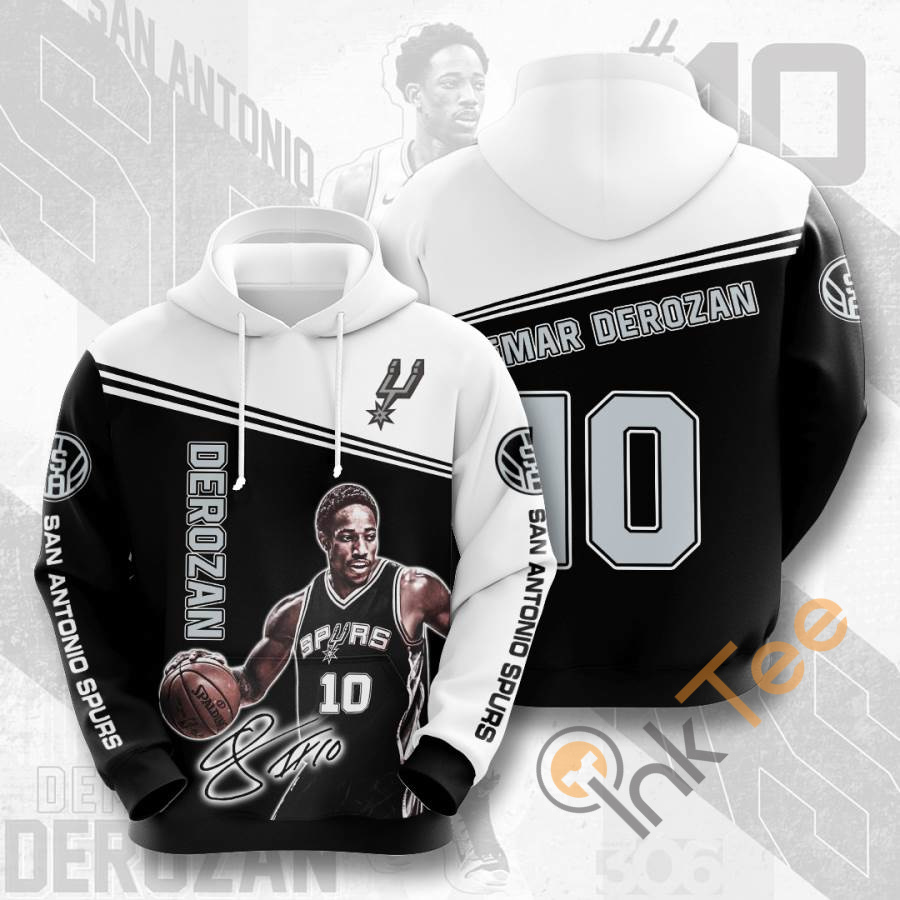 Sports Basketball Nba San Antonio Spurs Demar Derozan Usa Hoodie 3D 6 Sports Basketball Nba San Antonio Spurs Demar Derozan Usa Hoodie 3D