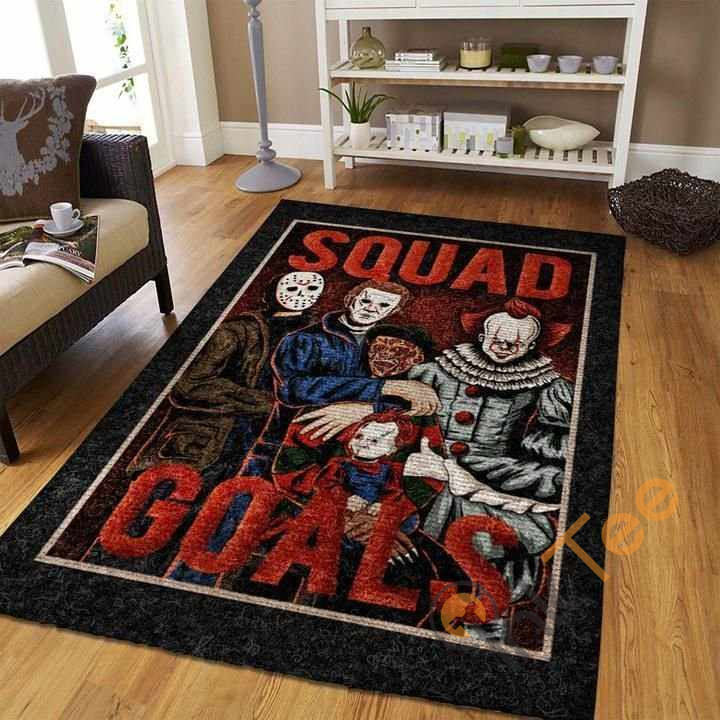Squad Goals Horror Characters Halloween Area Rug 7 Squad Goals Horror Characters Halloween Area Rug