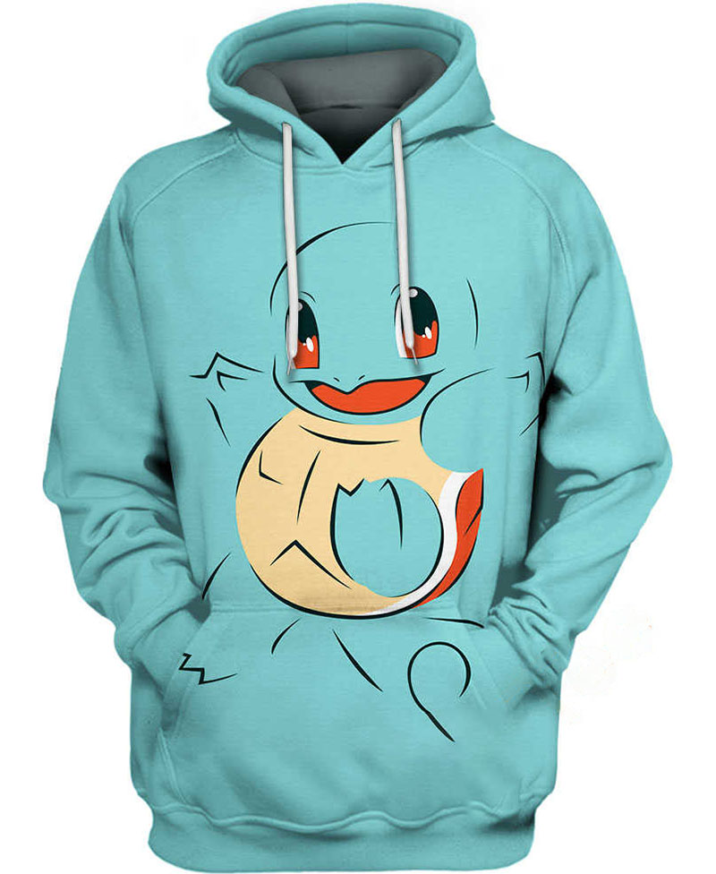 Squirtle Cute Hoodie 3D