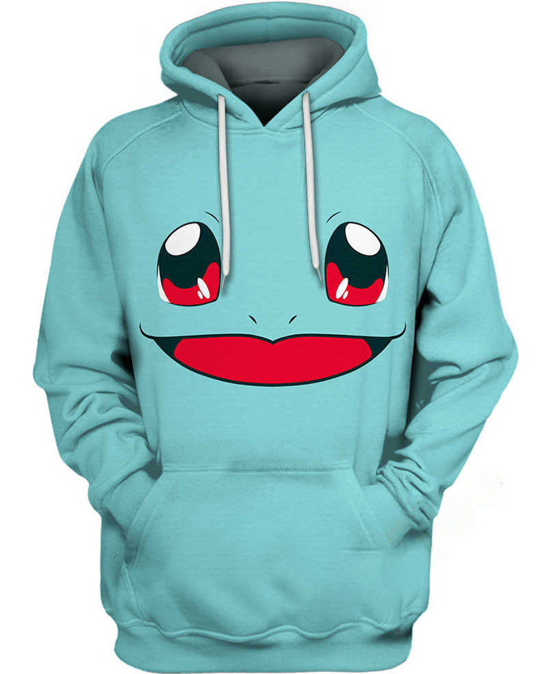 Squirtle Cute Face Hoodie 3D