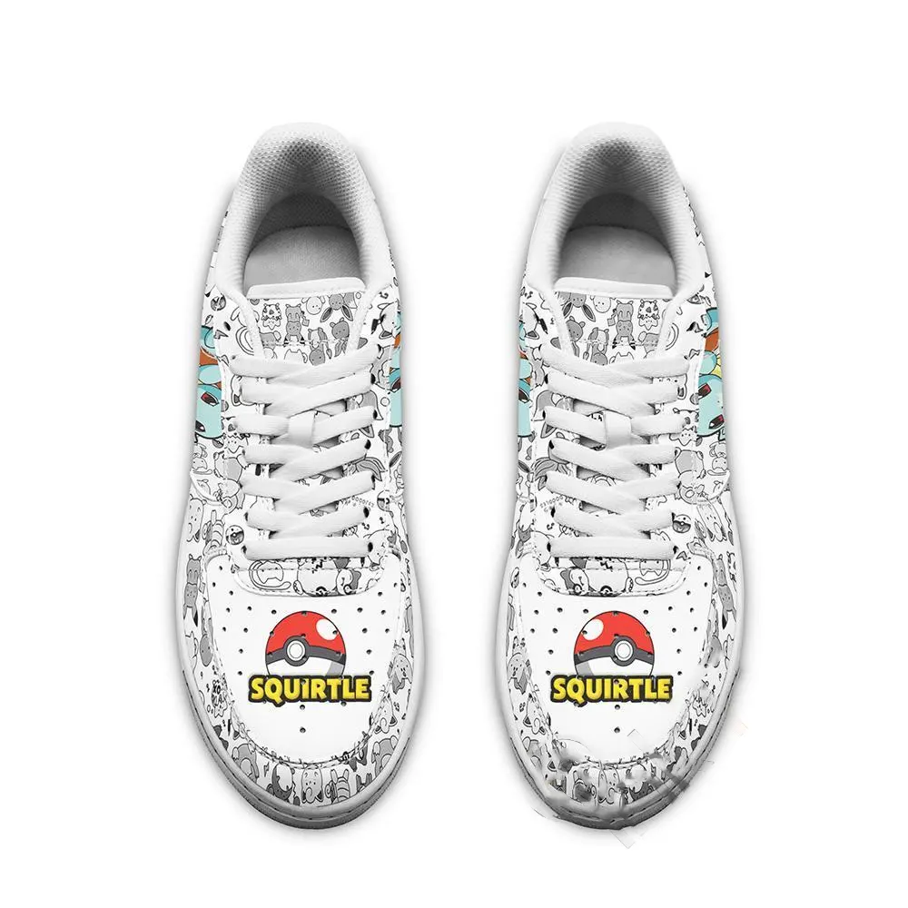 Squirtle Pokemon Fan Gift Amazon Nike Air Force Shoes