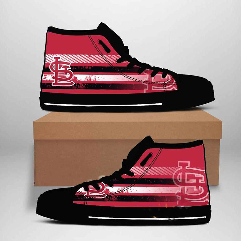 St Louis Cardinals Mlb Baseball High Top Shoes