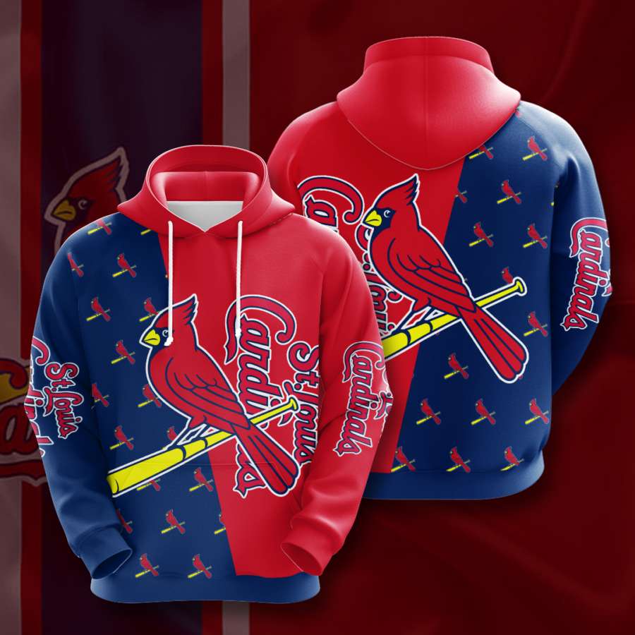 St. Louis Cardinals Custom Hoodie 3D 2 St. Louis Cardinals Custom Hoodie 3D