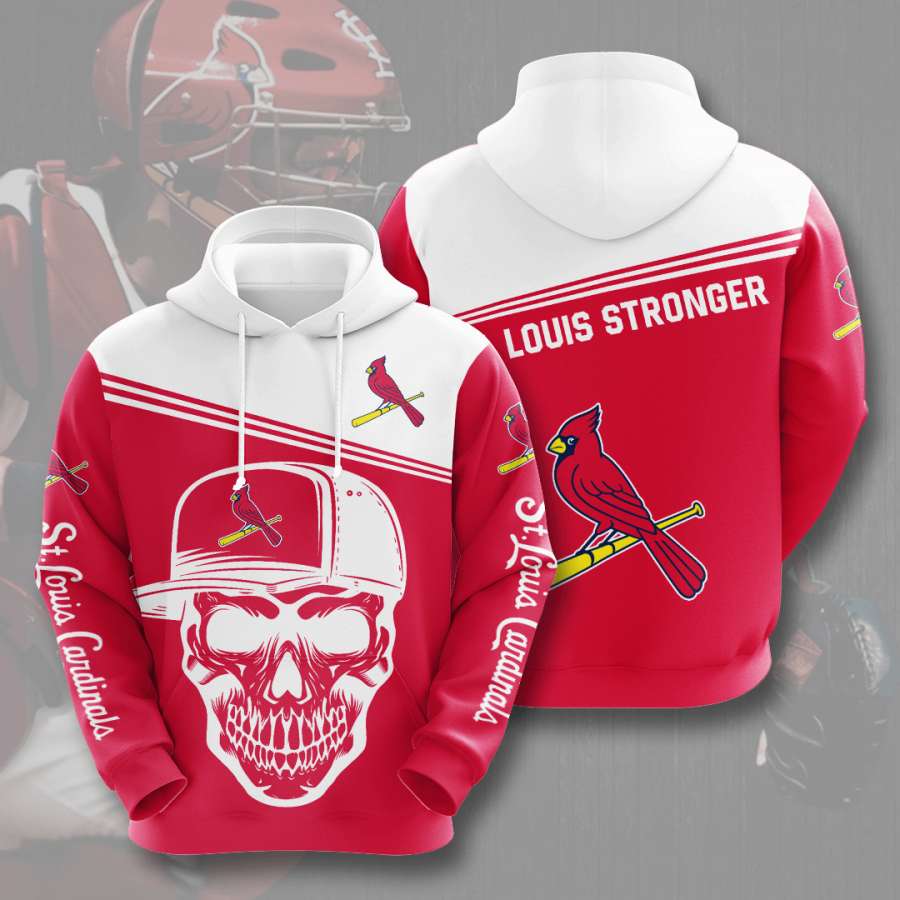 St. Louis Cardinals Custom Hoodie 3D 7 St. Louis Cardinals Custom Hoodie 3D