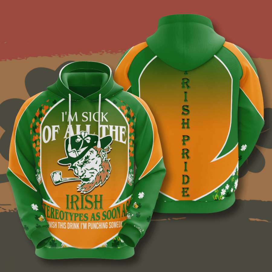 St. Patrick?s Day Custom Hoodie 3D