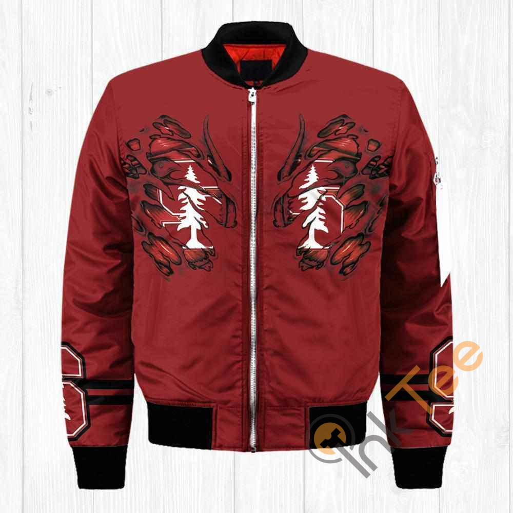Stanford Cardinal NCAA Claws Apparel Best Christmas Gift For Fans Bomber Jacket