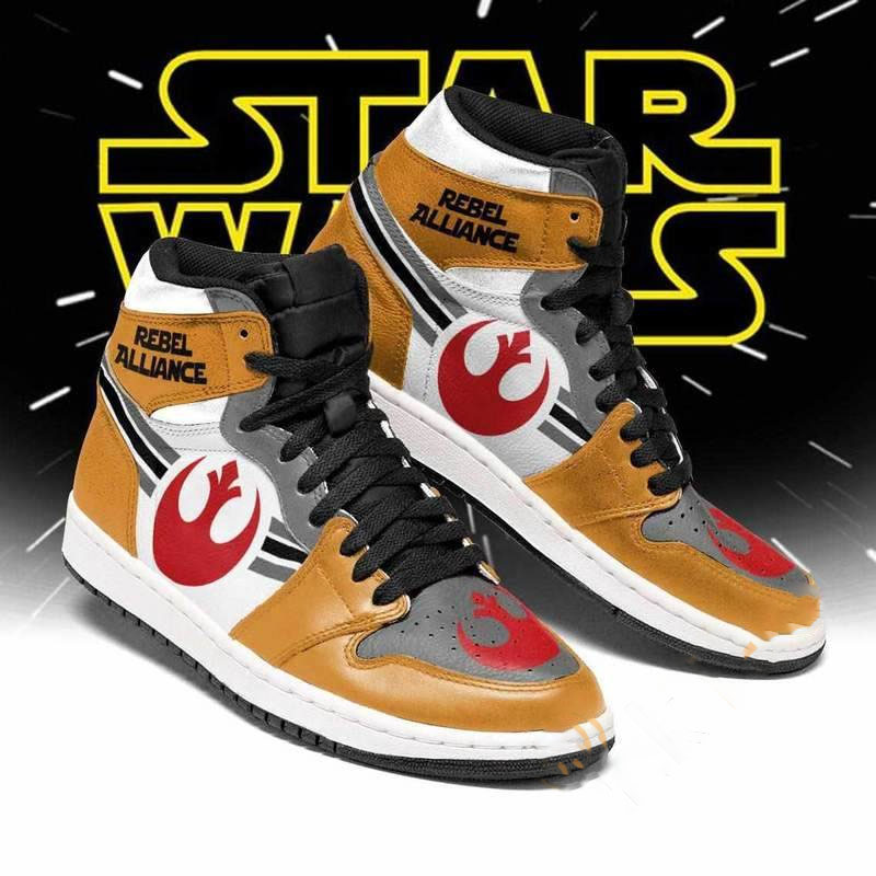 Star War Rebel Alliance Custom Air Jordan Shoes