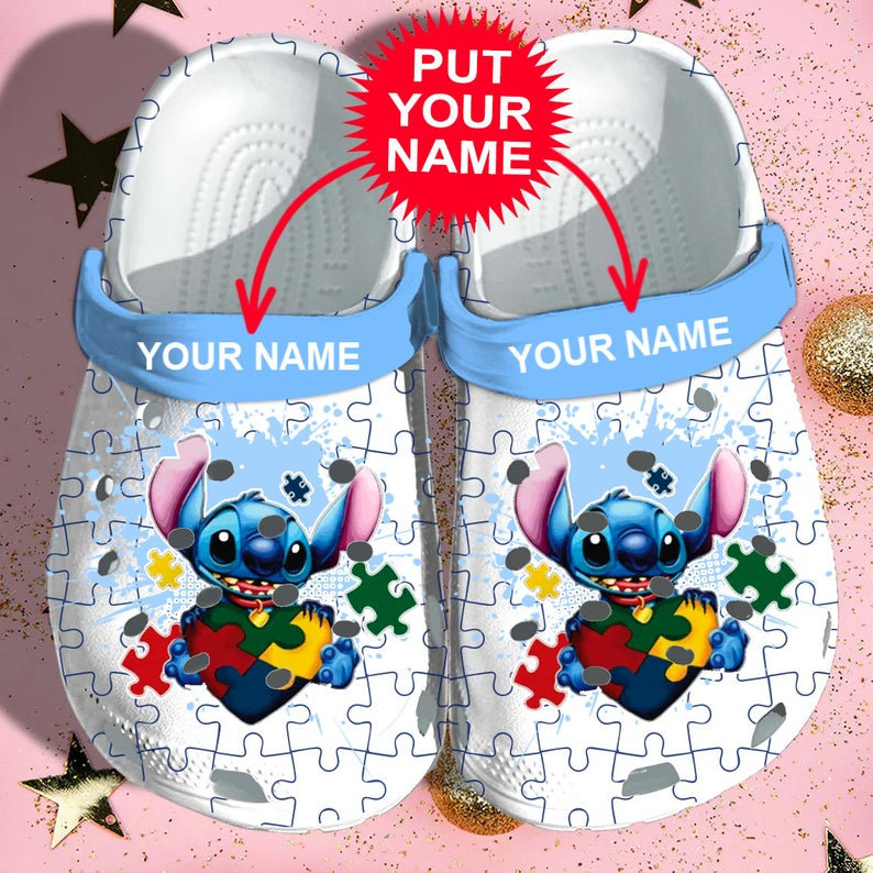 Stitch Autism Crocs Clog Shoes 4 Stitch Autism Crocs Clog Shoes