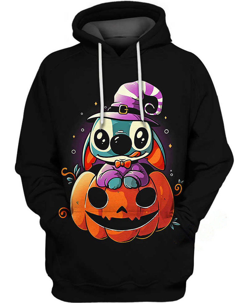 Stitch Halloween Hoodie 3D