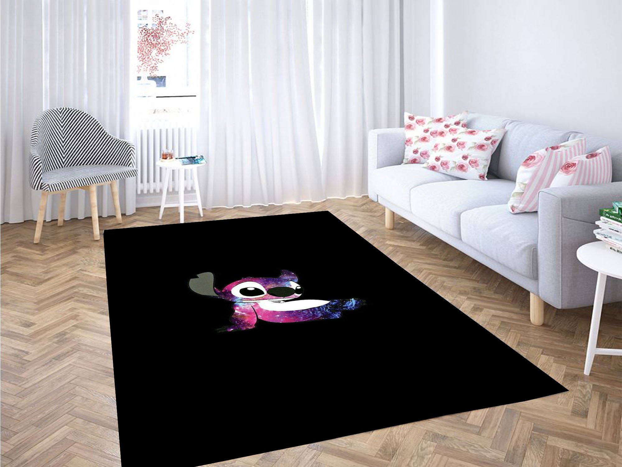 Stitch Wallpaper Lucu Carpet Rug