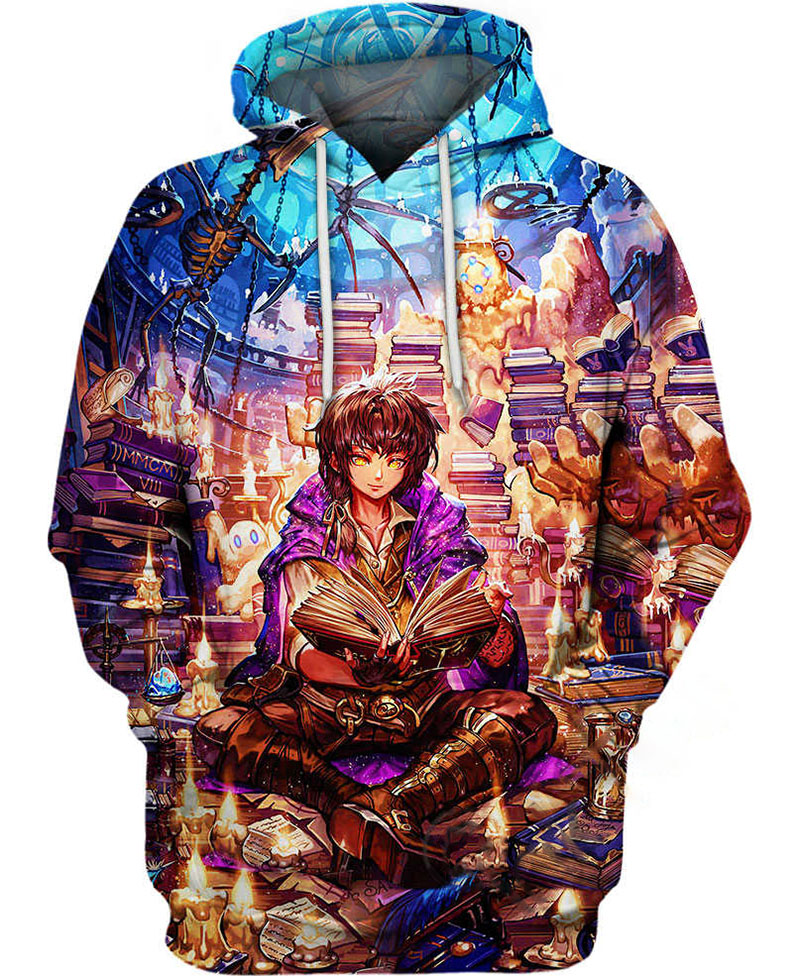Stranger Library Hoodie 3D 3 Stranger Library Hoodie 3D