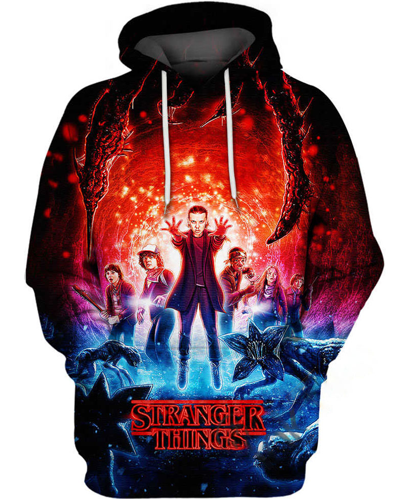 Stranger Things Hoodie 3D