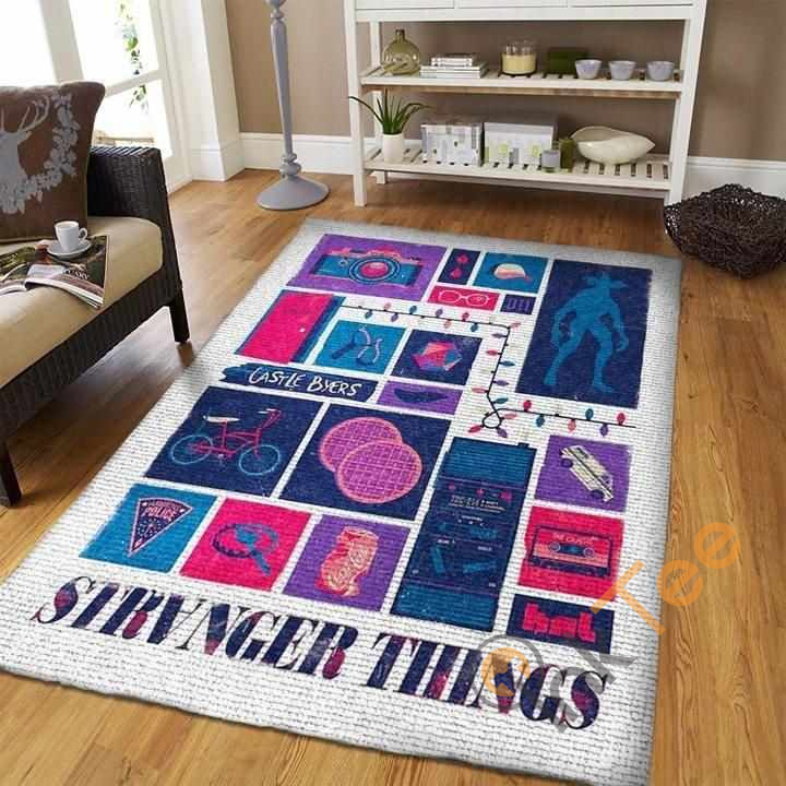 Stranger Things art Area Rug 2 Stranger Things art Area Rug