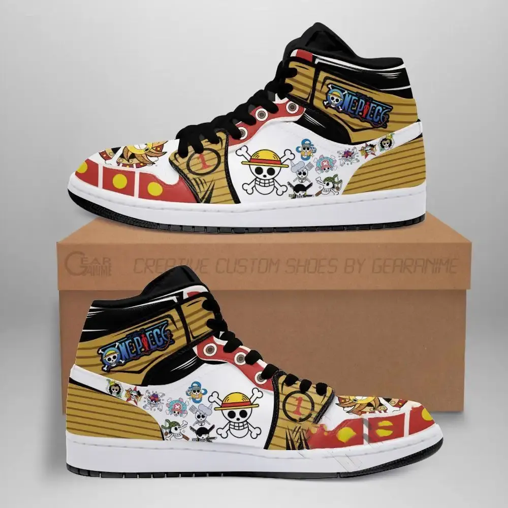 Straw Hat Jolly Roger One Piece Anime Amazon Air Jordan Shoes