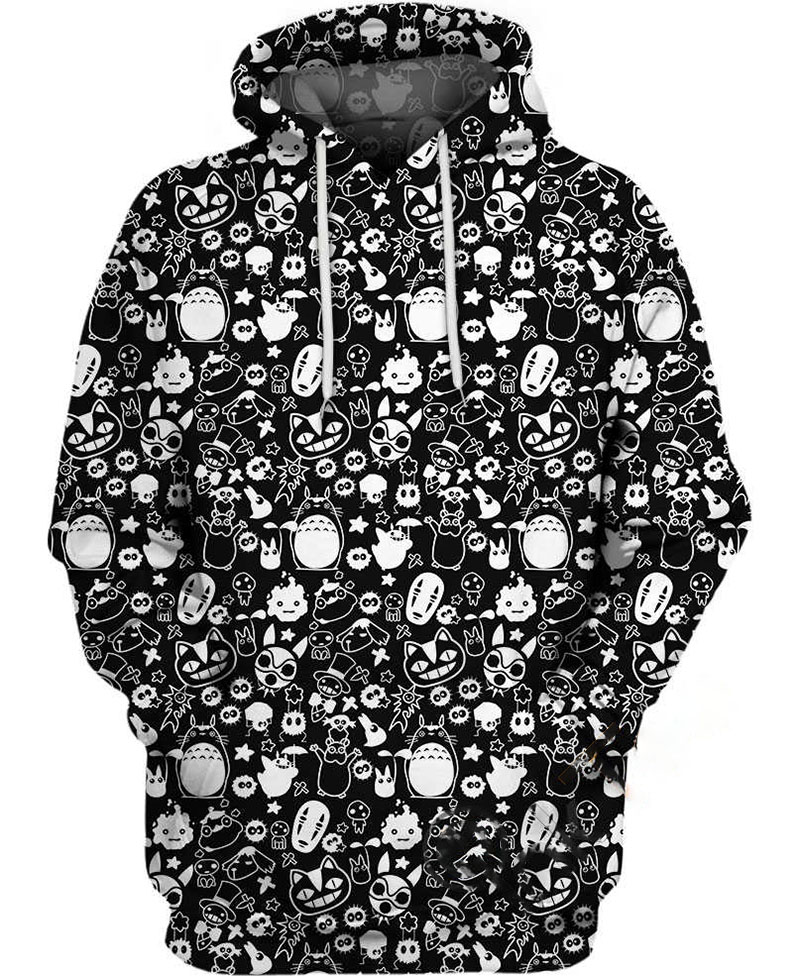 Studio Ghibli Fantastic World Hoodie 3D 3 Studio Ghibli Fantastic World Hoodie 3D