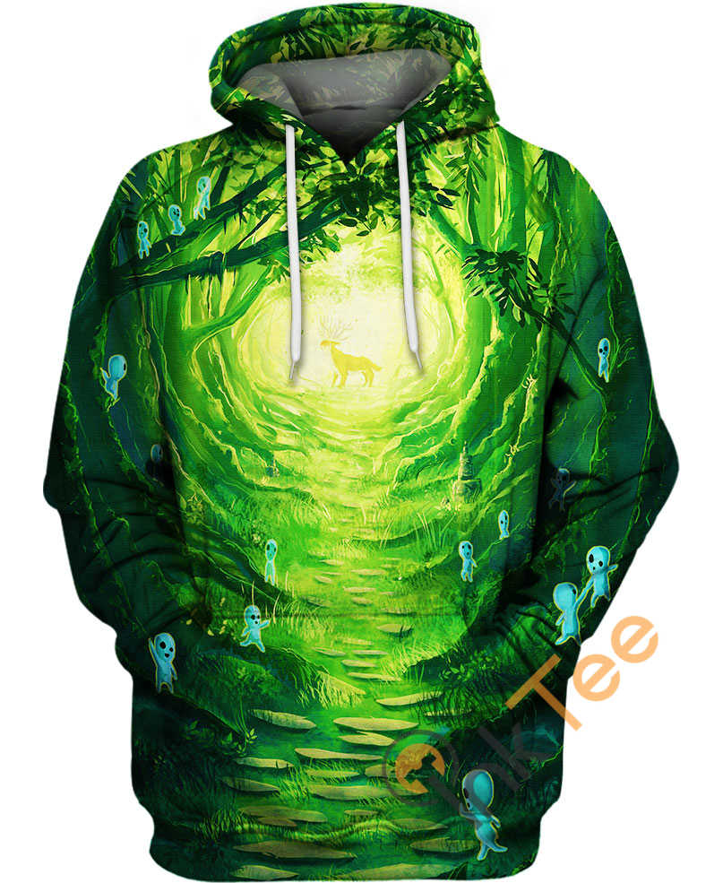 Studio Ghibli Forest Hoodie 3D