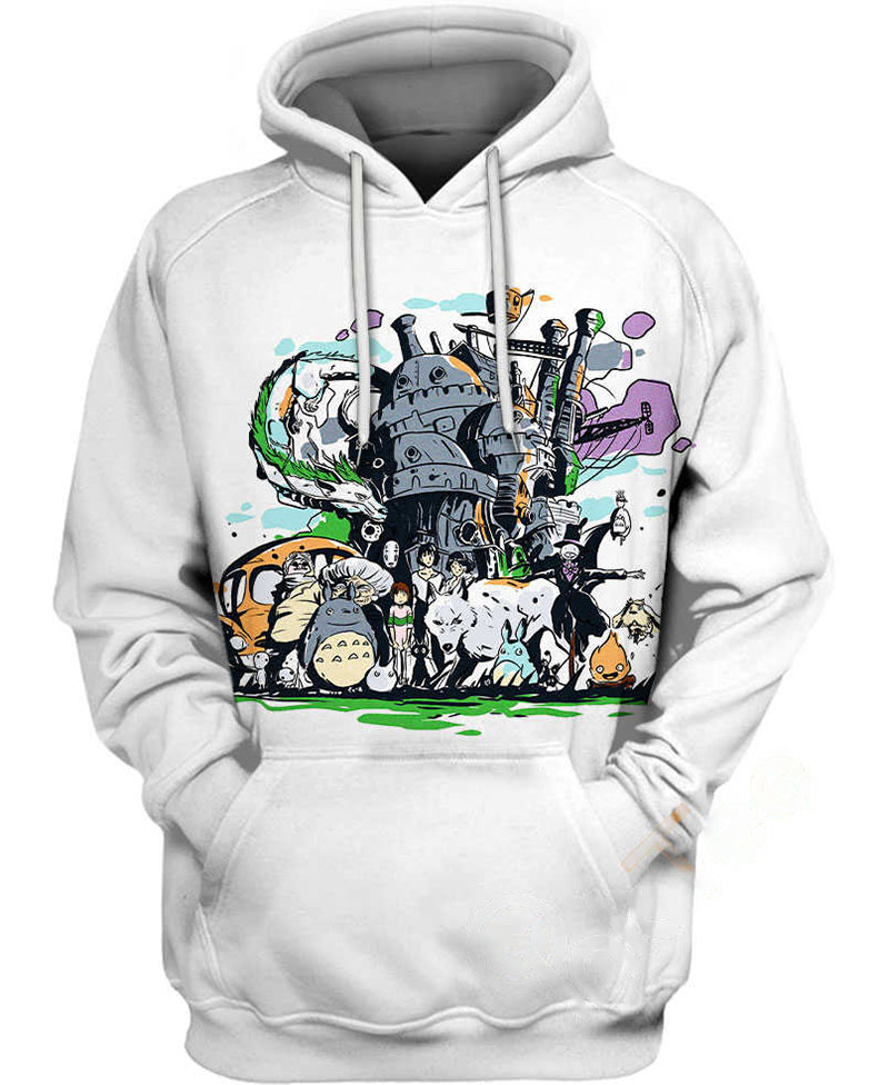 Studio Ghibli Universe Hoodie 3D 1 Studio Ghibli Universe Hoodie 3D
