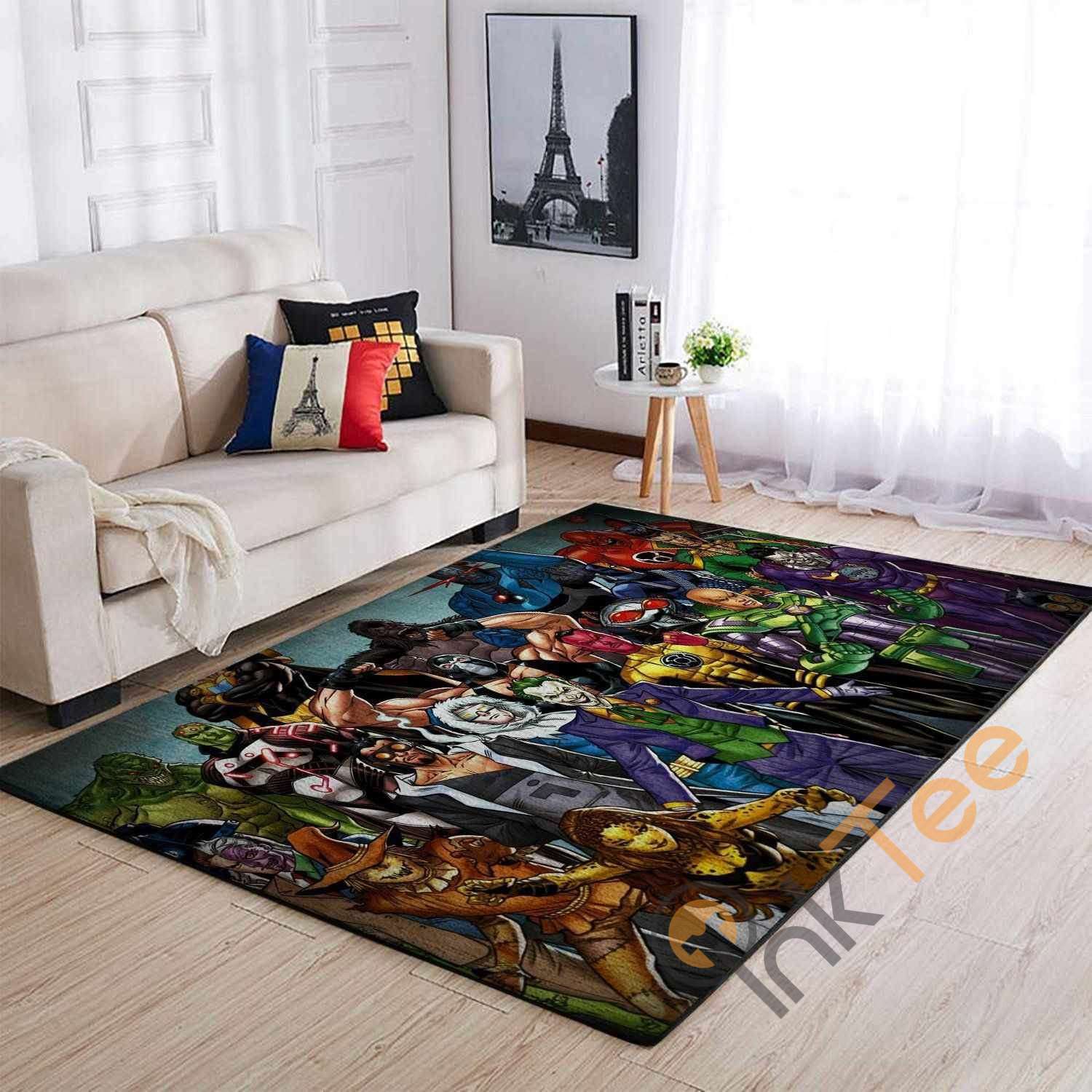 Suicide Squad Team Area Rug 1 Suicide Squad Team Area Rug