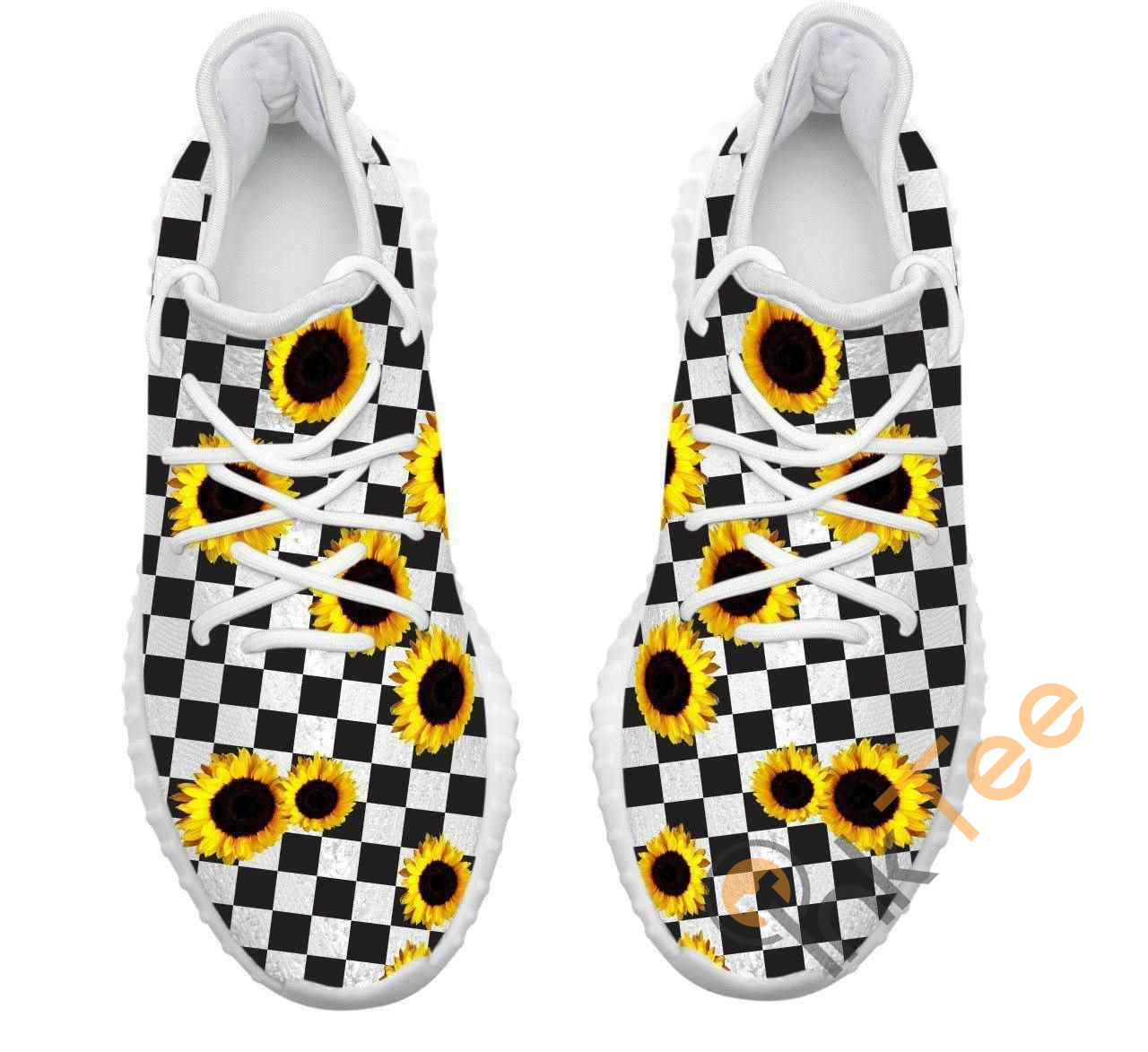 Sunflower Checkerboard Sneaker Yeezy Boost