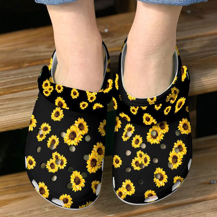 Sunflower Vibes Crocs Clog Shoes