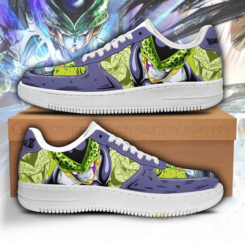 Super Cell Custom Dragon Ball Anime Nike Air Force Shoes