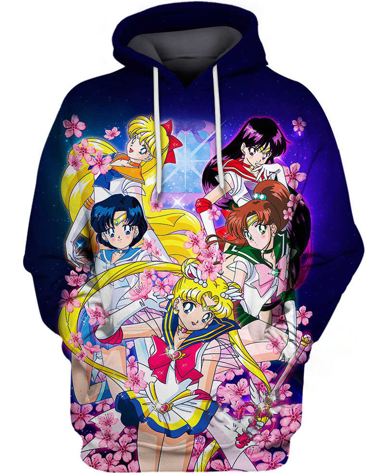 Super Inner Senshi Hoodie 3D 5 Super Inner Senshi Hoodie 3D