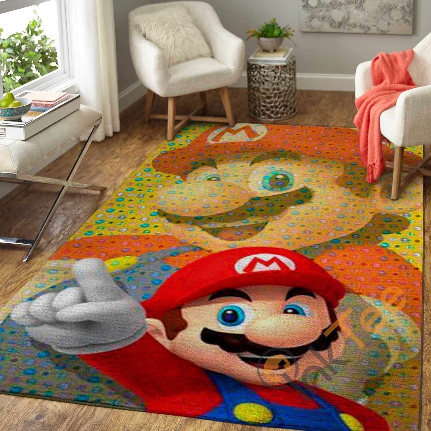 Super Mario Area Rug 2 Super Mario Area Rug