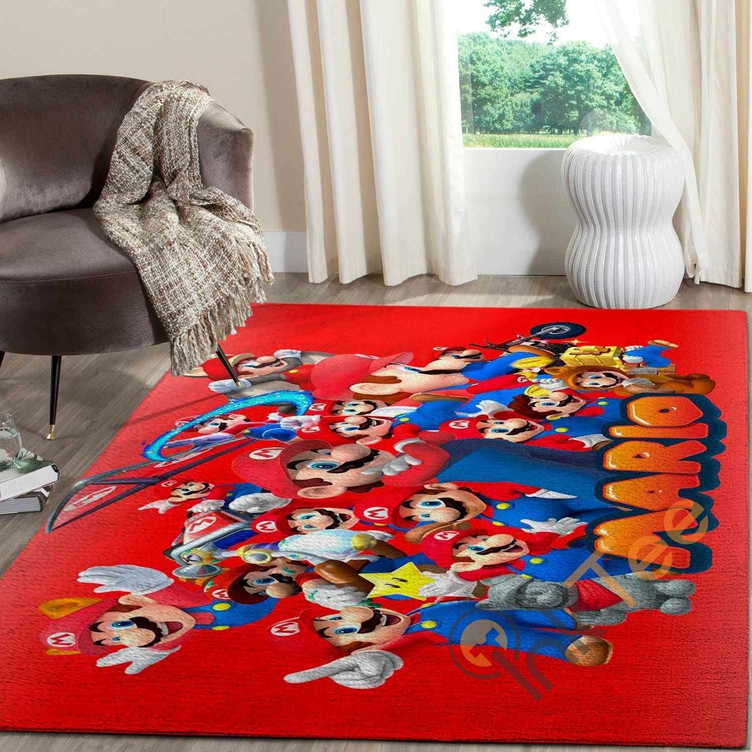 Super Mario Area Rug 1 Super Mario Area Rug