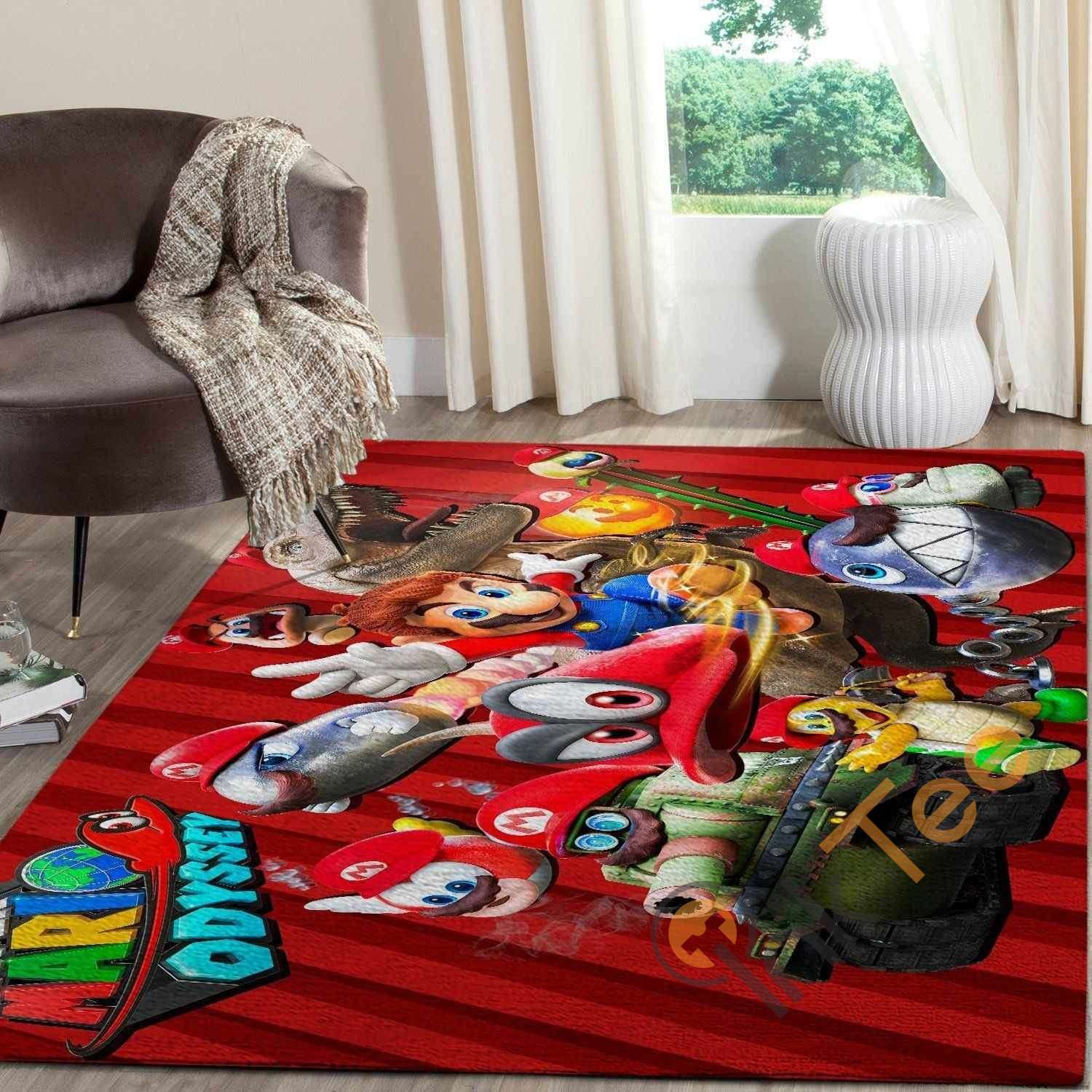 Super Mario Area Rug 3 Super Mario Area Rug
