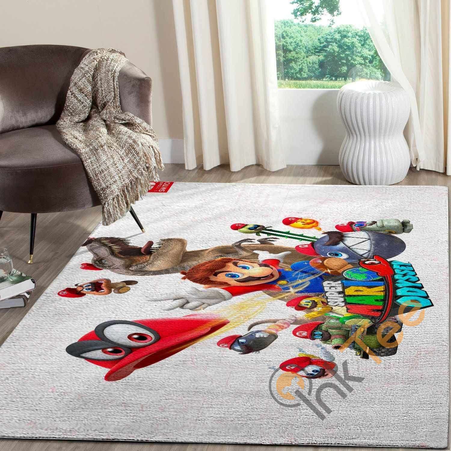 Super Mario Area Rug 2 Super Mario Area Rug