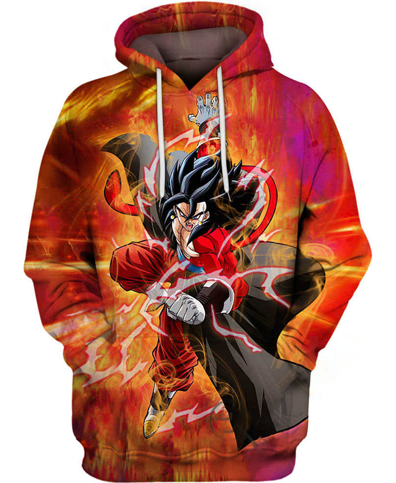 Super Saiyan Hoodie 3D 11 Super Saiyan Hoodie 3D