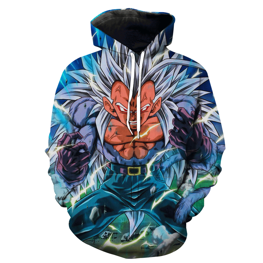 Super Saiyan Hoodie 3D 1 Super Saiyan Hoodie 3D