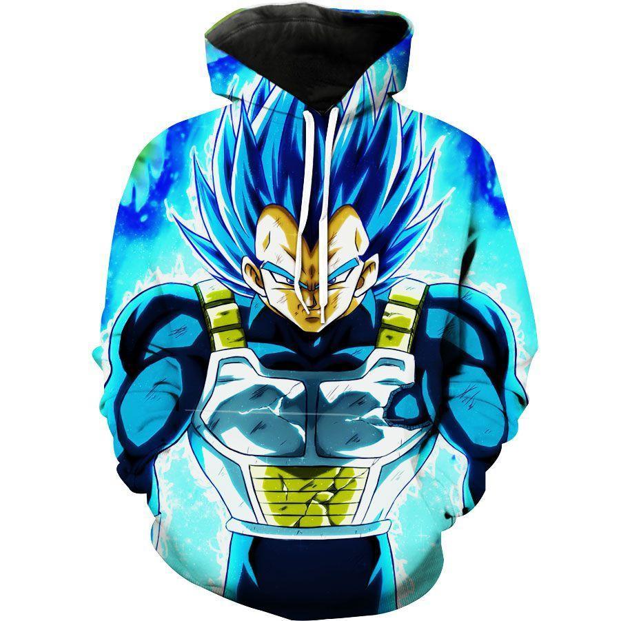 Super Saiyan Blue Vegeta Dragon Ball Super Hoodie 3D